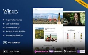 Winery - Liquor, Vinery Store Multipurpose WooCommerce Gutenberg Theme WooCommerce Theme - Nulled Download - EmpireGPL