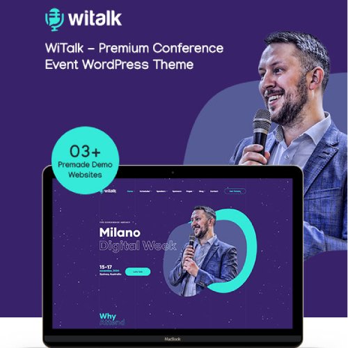 WiTalk - Event & Conference WordPress Theme - Nulled Download - EmpireGPL