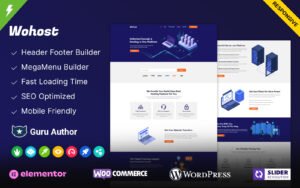 Wohost - Web Hosting WordPress Theme - Nulled Download - EmpireGPL