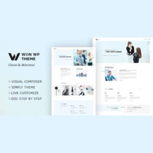 WON - Creative Minimal WordPress Theme - Nulled Download - EmpireGPL