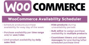 WooCommerce Availability Scheduler - Nulled Download - EmpireGPL