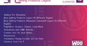 WooCommerce Best Selling Products for Elementor - Nulled Download - EmpireGPL