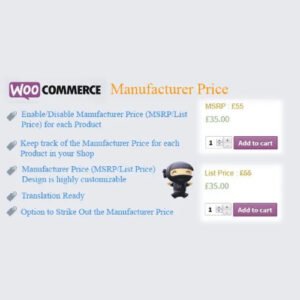 WooCommerce Manufacturer Price - Nulled Download - EmpireGPL