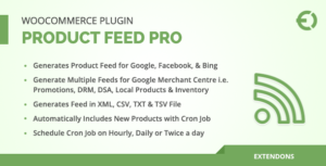 WooCommerce Product Feed Pro Plugin - Google, Facebook & More - Nulled Download - EmpireGPL