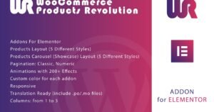 WooCommerce Products Revolution for Elementor - Nulled Download - EmpireGPL