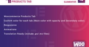 WooCommerce Products Tab for Elementor - Nulled Download - EmpireGPL
