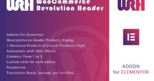 WooCommerce Revolution Header for Elementor - Nulled Download - EmpireGPL