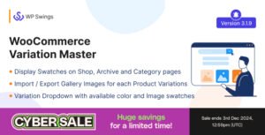WooCommerce Variation Master - Variation Dropdown, Variable Products, Variation Swatches/Attributes - Nulled Download - EmpireGPL