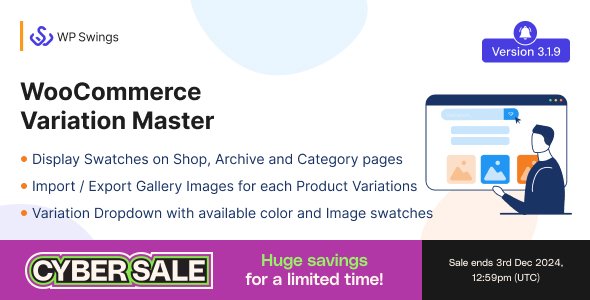WooCommerce Variation Master – Variation Dropdown, Variable Products, Variation Swatches/Attributes – Nulled Download – EmpireGPL