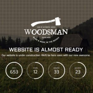 Woodsman - Elementor Coming Soon WordPress Theme - Nulled Download - EmpireGPL
