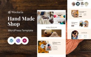 Woolaria – Handmade And Crafts WordPress CMS Elementor Template WordPress Theme - Nulled Download - EmpireGPL