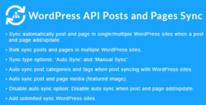 WordPress API Posts and Pages Sync with Multiple WordPress Sites - Nulled Download - EmpireGPL