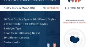 Wordpress Mega Pack for WPBakery, News-Blog - Nulled Download - EmpireGPL