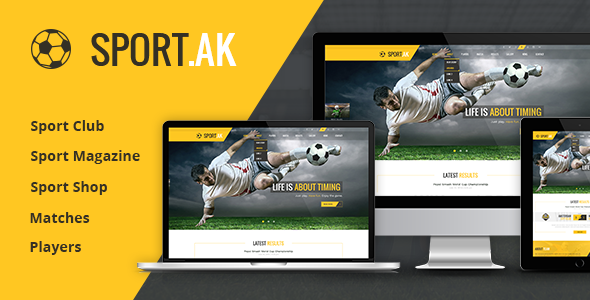 WordPress Sports Theme - SportAK - Nulled Download - EmpireGPL