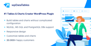 wpDataTables - Tables and Charts Manager for WordPress - Nulled Download - EmpireGPL