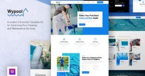 Wypool – Swimming Pool Cleaning & Maintenance Services Elementor Template Kit - Nulled Download - EmpireGPL