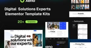 Xeno - Digital Solutions Experts Elementor Template Kits - Nulled Download - EmpireGPL