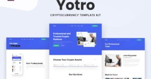 Yotro - Cryptocurrency Elementor Template Kit - Nulled Download - EmpireGPL