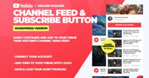 Youtube Channel Feeds and Subscribe Box Plugin - Nulled Download - EmpireGPL
