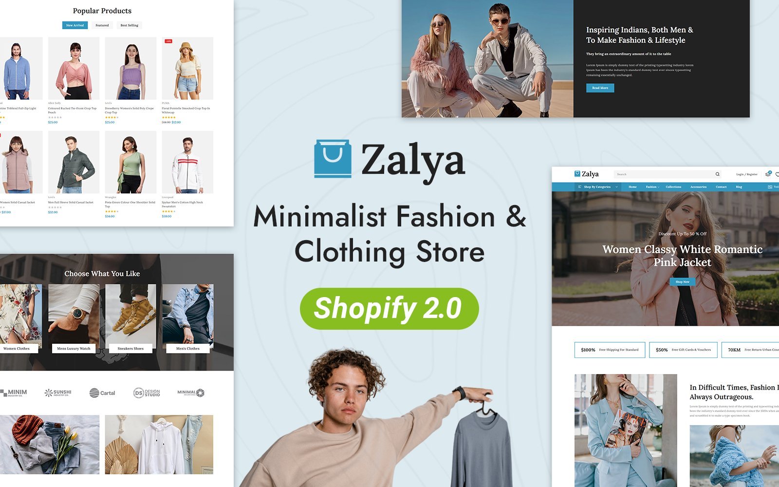 Zalya – Minimal Fashion Store Shopify 2.0 Responsive Theme Shopify Theme – Nulled Download – EmpireGPL