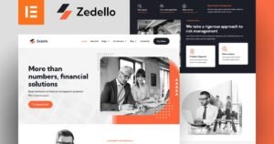 Zedello - Consultant & Finance Business Elementor Pro Template Kit - Nulled Download - EmpireGPL