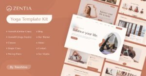 Zentia | Yoga Teacher & Studio Elementor Template Kit - Nulled Download - EmpireGPL