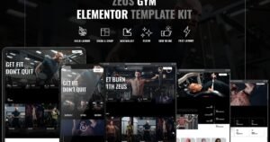 Zeus - Gym & Fitness Elementor Template Kit - Nulled Download - EmpireGPL
