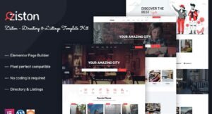 Ziston - Local Business Listings Elementor Template Kit - Nulled Download - EmpireGPL