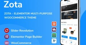 Zota - Elementor Multi-Purpose WooCommerce Theme - Nulled Download - EmpireGPL