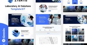 Zyentis - Laboratory AI Solutions Elementor Template Kit - Nulled Download - EmpireGPL