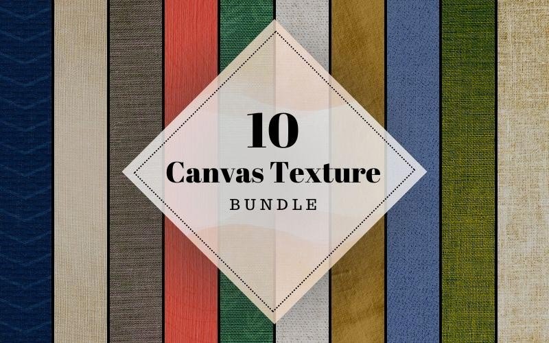 10 Canvas Texture Bundle | Extended License