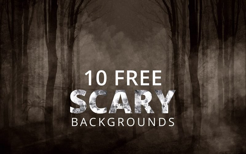 10 Free Scary Backgrounds | Extended License