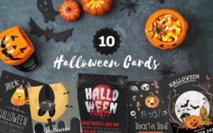 10 Halloween Cards | Extended License