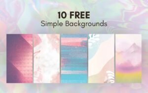 10 Simple Backgrounds Collection | Extended License