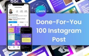 100 Amazing Instagram Post Templates Bundle | Commercial License