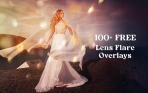 100+ Free Lens Flare Overlays