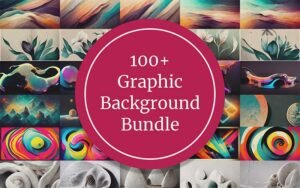 100+ Graphic Backgrounds Collection | Extended License