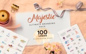 100 Majestic Vector Logo Templates | Commercial License