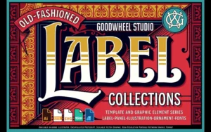 100+ Old Fashioned Label Collections | Extended License