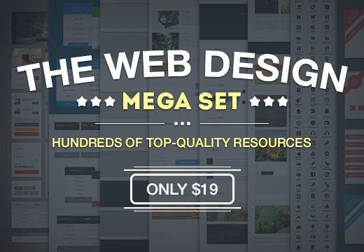 100+ Web Design Resources - Mega Set
