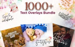 1000+ Text Overlays Bundle For Every Occasion | DealClub Special