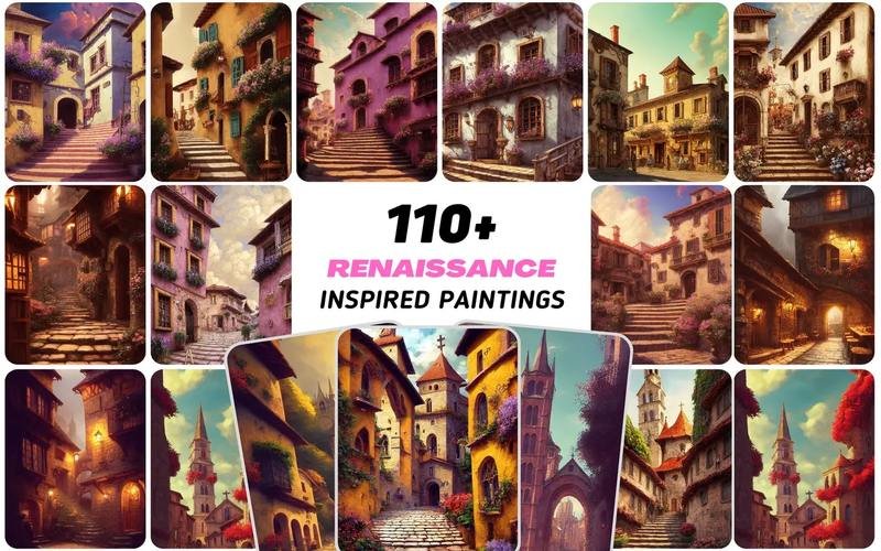 110+ Renaissance Inspired Paintings | Commercial License