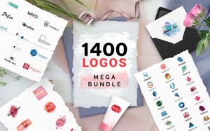 1400 Logos Designs Bundle