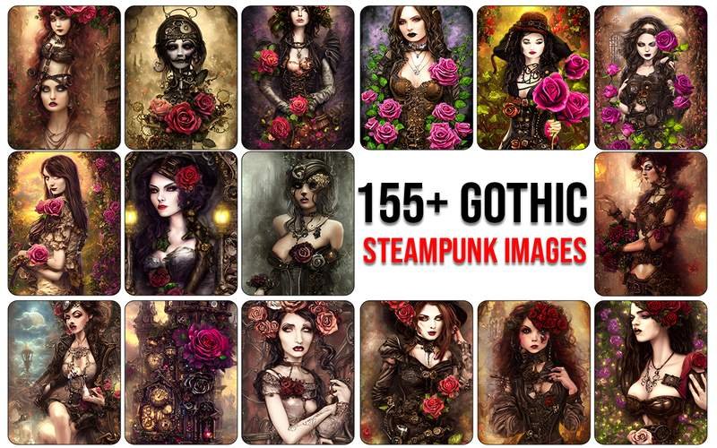 155+ Gothic Images Bundle | Commercial License