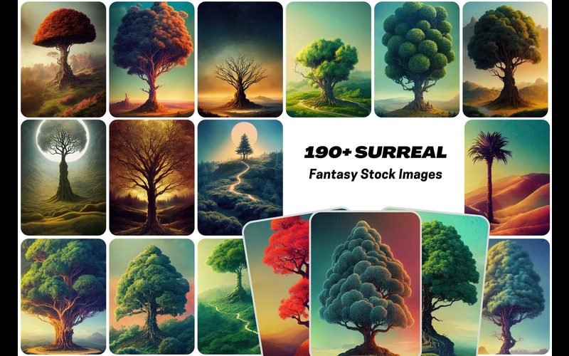190 Surreal Trees Stock Photos | Extended Commercial License