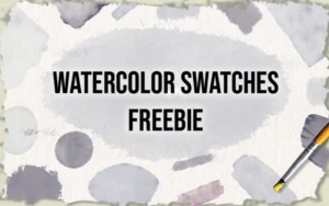 20 Beautiful Watercolor Swatches - Freebie