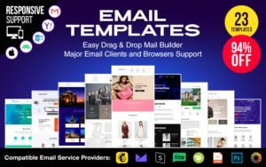 20+ Email Templates Bundle | Extended License