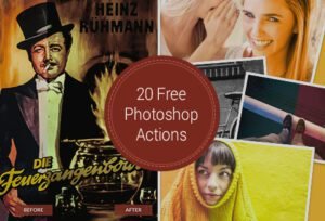 20 Free Actions For Photoshop