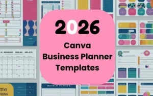 2026 Canva Business Planner Templates Bundle | Lifetime Access