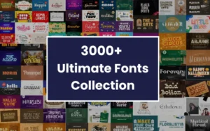 2400+ Ultimate Fonts Collection | Extended License